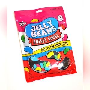 Jelly Beans Adult Unisex Crew Socks Shoe Size OSFM (1 Pair)